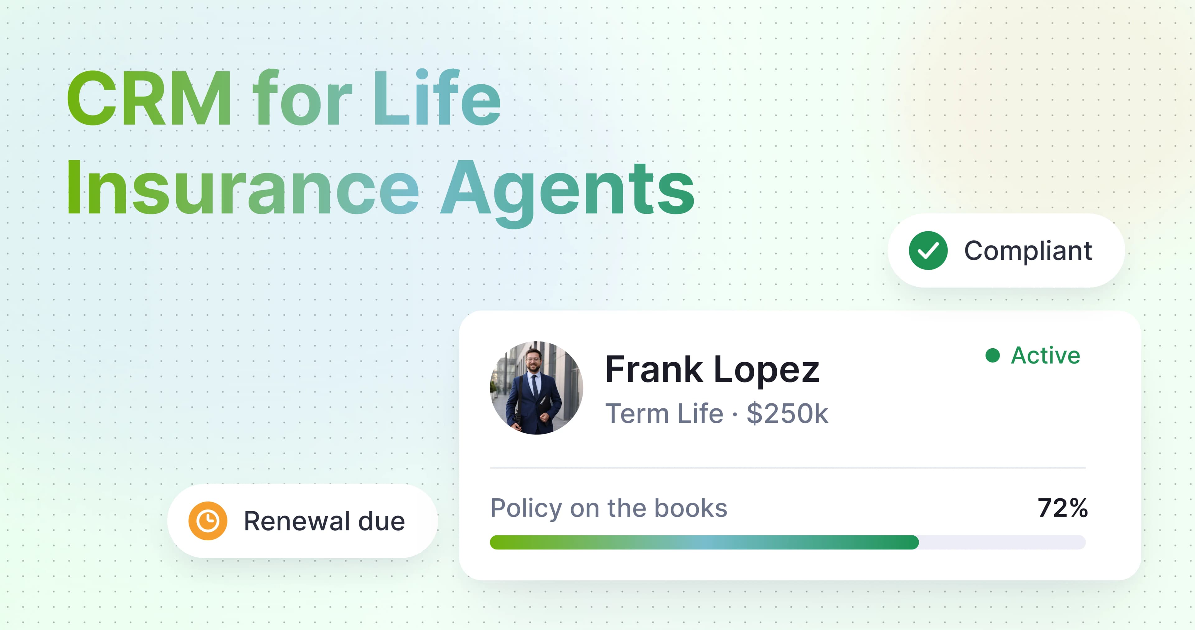Feature photo for Hooked CRM's CRM for Life Insurance Agents.